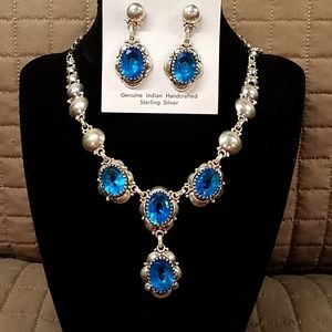 Native American Necklace and Earrings